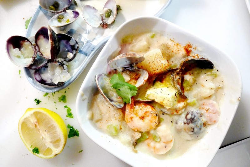 PEI Seafood Clam Chowder Recipe east coast Foodee ChefsBoxChallenge instanomss nomss 0037 b