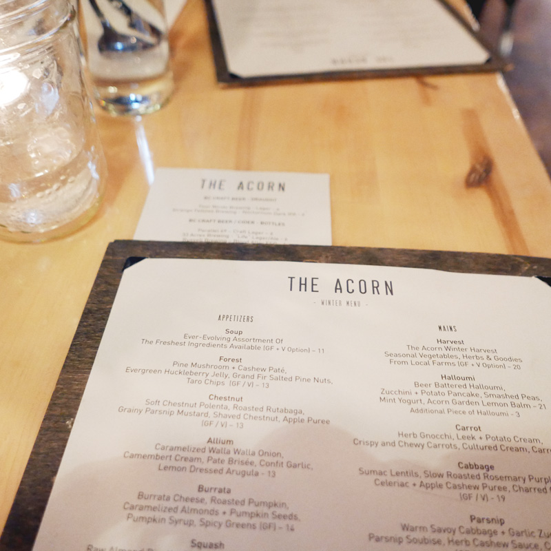 Acorn Vancouver Vegetarian Restaurant Nomss Delicious Food Photography Healthy Travel Lifestyle