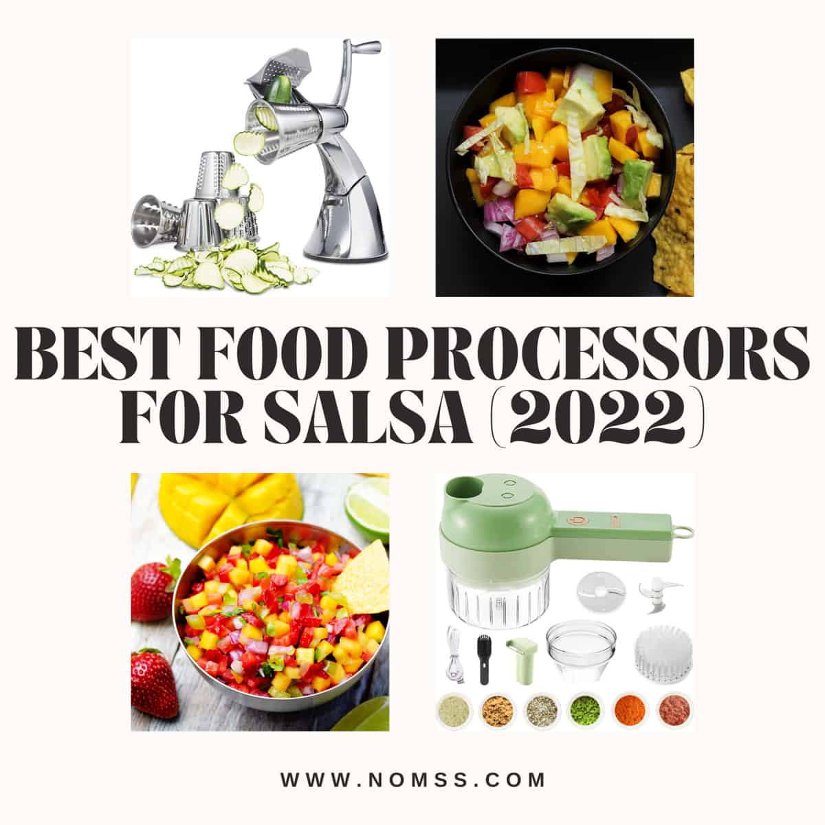  Salsa Master Salsa Maker, Food Chopper, Mixer and