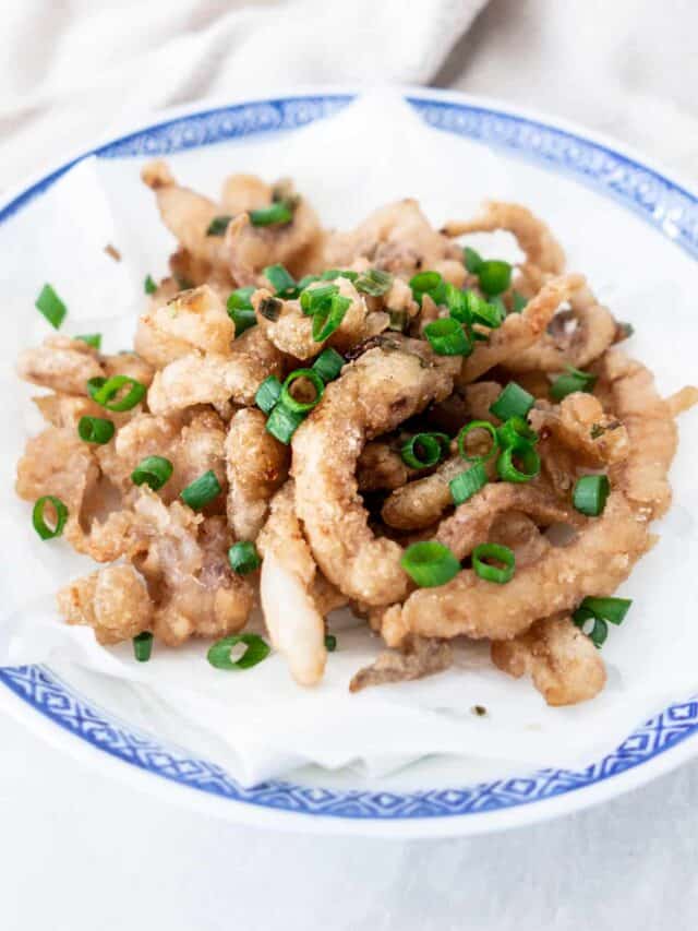 Chinese Salt and Pepper Squid (Air Fryer) 氣炸鍋椒鹽魷魚 - Nomss.com