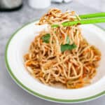 Chinese Mala Bean Curd Noodles Cold Salad 麻辣涼拌豆腐絲