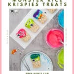 decorating halloween monsters rice krispies recipe